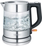 Severin WK 3468 Glas Wasserkocher edelstahl/schwarz