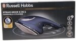 Russell Hobbs Steam Genie 2 in 1 Dampfgl&auml;tter blau/gold