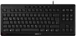 Cherry STREAM KEYBOARD TKL Internationales Layout QWERTY Tastatur schwarz