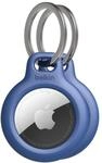 Belkin AirTag H&uuml;lle mit Schl&uuml;sselanh&auml;nger 2er-Pack blau
