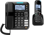 Audioline BigTel 1580 DECT-Combo mit Anrufbeantworter schwarz