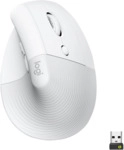 Logitech Lift Vertical Ergonomische Maus wei&szlig;