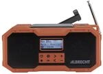 Albrecht 27911 DR 112 Outdoor Kurbelradio schwarz/rot