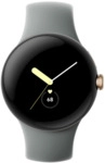 Google Pixel Watch LTE 41mm Polished Silver Sportarmband Charcoal