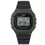 Casio Collection W-218H-3AVDF Digitaluhr gr&uuml;n
