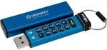 Kingston IronKey Keypad 200 Verschl&uuml;sselter USB-Stick 16GB blau