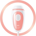 Braun PL1000 IPL Silk-expert Mini-Haarentfernungsger&auml;t wei&szlig;/rosa