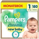 Pampers Harmonie Windeln Gr&ouml;&szlig;e 1 (2-5 kg) 180 St&uuml;ck