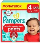 Pampers Premium Protection Pants Gr&ouml;&szlig;e 4 Windeln 168 St&uuml;ck