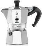 Bialetti Mokina 1/2 Tassen Kaffeebereiter schwarz