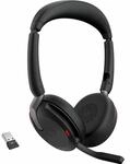 Jabra Evolve2 65 Flex Stereo-Bluetooth-Headset ANC UC Wireless-Charging schwarz
