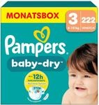 Pampers Baby-Dry Windeln Gr&ouml;&szlig;e 3 (6-10 kg) 222 St&uuml;ck