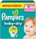 Pampers Baby-Dry Gr&ouml;&szlig;e 4+ Windeln 198 St&uuml;ck