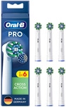Oral-B Pro CrossAction Aufsteckb&uuml;rsten 6er-Pack wei&szlig;