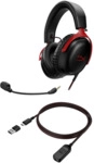 HyperX Cloud III Kabelgebundenes Gaming-Headset schwarz/rot