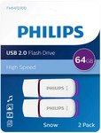 Philips Snow Edition 2.0 USB-Flash-Laufwerk 2X 64GB