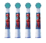 Oral-B Pro Kids Spiderman Aufsteckb&uuml;rsten wei&szlig; 4 St&uuml;ck