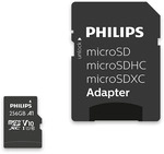 Philips Ultra Speed microSDXC Card 256 GB + SD Adapter UHS-I U1