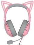 Razer Kraken Kitty V2 kabelgebundenes RGB-Headset mit Katzenohren quartz