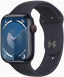 Apple Watch Series 9 Alu 45mm GPS + Cellular Mitternacht mit Sportarmband Mitternacht