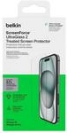 Belkin ScreenForce UltraGlass 2 iPhone 15 Displayschutzfolie