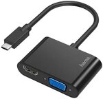 Hama Video-Adapter 2in1 USB-C-Stecker-VGA & HDMI-Buchse