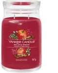 YANKEE CANDLE Gro&szlig;e Signature Kerze RED APPLE WREATH 567 g Duftkerze