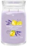 YANKEE CANDLE Gro&szlig;e Signature Kerze LEMON LAVENDER 567 g Duftkerze