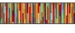 WASH + DRY Schuhablagematte Fu&szlig;matte 35 x 120 cm Motiv MIKADO STRIPES Streifen
