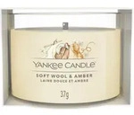 YANKEE CANDLE Glasvotivkerze SOFT WOOL & AMBER 37 g Duftkerze