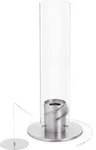 H&Ouml;FATS Tischfeuer SPIN classic 900 mit Bio-Burner silber
