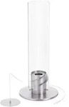H&Ouml;FATS Tischfeuer SPIN classic 1200 mit Bio-Burner silber