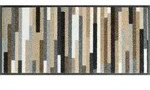 WASH + DRY Schuhablagematte Fu&szlig;matte 35 x 75 cm MIKADO STRIPES NATURE Streifen