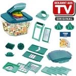 GENIUS Nicer Dicer Chef Professional Set 23-teilig gr&uuml;n Multifunktions-Schneider