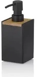 KELA Seifenspender CUBE schwarz / Eiche