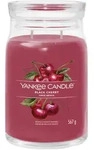 YANKEE CANDLE Gro&szlig;e Signature Kerze BLACK CHERRY 567 g Duftkerze