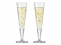 RITZENHOFF Champagnerglas-Set GOLDNACHT CHAMPUS DUETT F24 Inhalt 205 ml 2 Stück