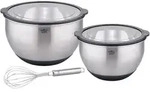 GSW K&uuml;chensch&uuml;ssel PRIMO 3-teilig 24 cm + 20 cm + Gratis-Schneebesen