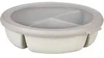 MEPAL Bento-Bowl CIRQULA 1,0 Liter dreigeteilt nordic white