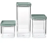 MEPAL Vorratsdosen Set OMNIA 3-teilig transparent Deckel nordic sage