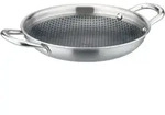 GSW Servierpfanne INOXXA BLACK Antihaftversiegelung PFAS-frei Wabenstruktur 24 c...