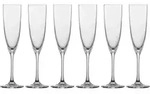 SCHOTT ZWIESEL Serie CLASSICO Sektglas 6 St&uuml;ck Inhalt 210 ml Champagnerglas