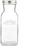 KILNER Saftflasche Saucenflasche aus Glas mit Schraubverschluss 1,0 Liter