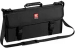 ZWILLING Messertasche mit Tragegurt 17 F&auml;cher schwarz Kochtasche