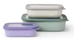 MEPAL Multisch&uuml;ssel-Set CIRQULA 3-teilig rechteckig flach 0,5 / 1,0 / 2,0 Liter