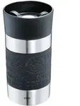 CILIO Isoliertrinkbecher VIAGGIO Edelstahl schwarz 0,3 Liter Coffee to go Becher