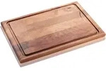 GEFU Schneidebrett ENNO mittel aus Walnussholz 37 x 25 cm mit Saftrille