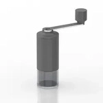 AdHoc Kaffeem&uuml;hle MORO Kurbelm&uuml;hle Edelstahl Dark Grey