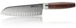 GEFU Santokumesser ENNO 18 cm Kullenschliff mit Griff aus Walnussholz