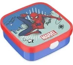 MEPAL Brotdose CAMPUS gro&szlig; mit 2 Bento-Eins&auml;tzen 1,3 Liter Motiv Spiderman